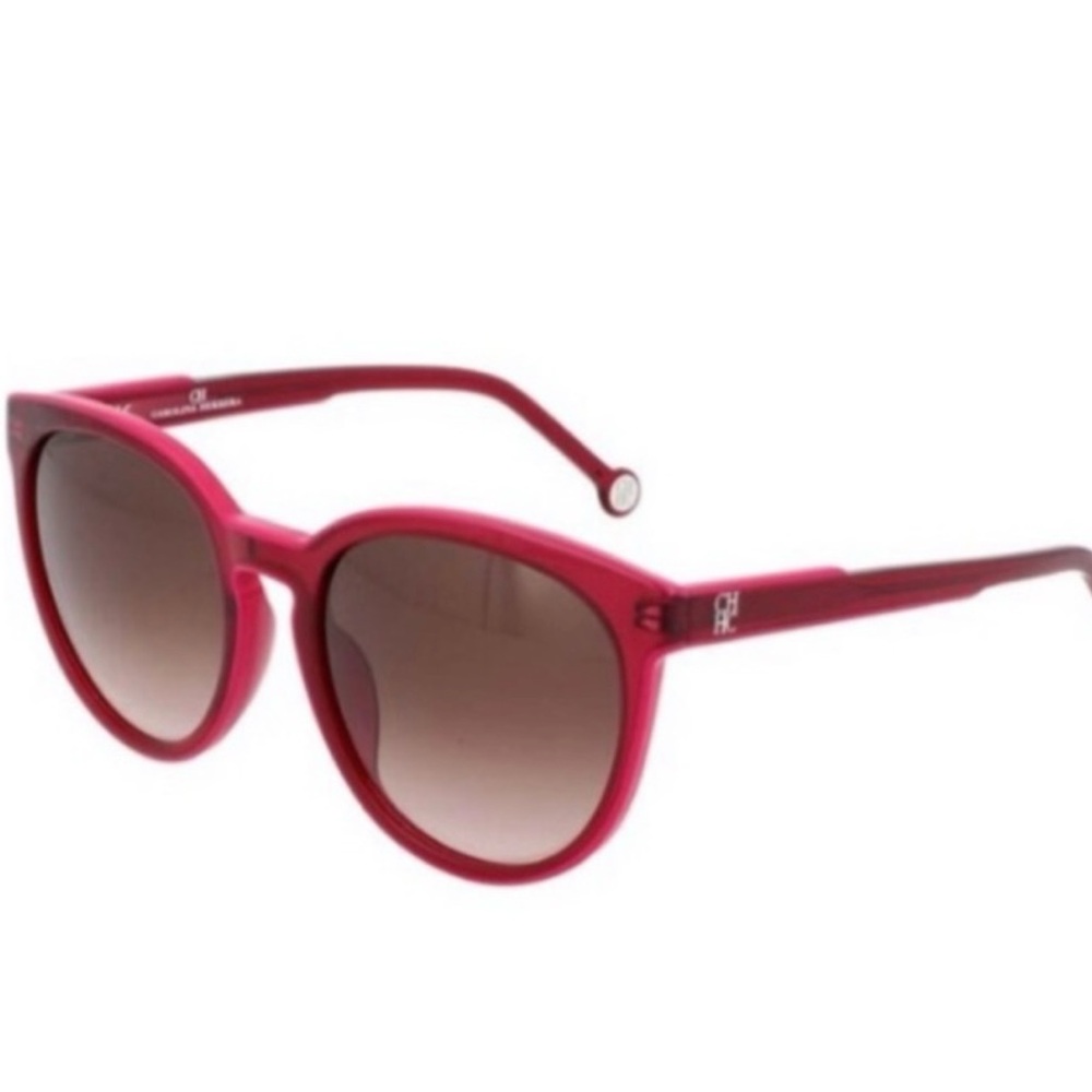 BNWT Carolina Herrera Magenta/ Brown Sunglasses